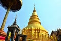 Wat Phra That Hariphunchai at Lamphun of Thailand